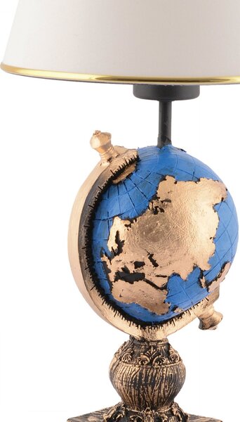Opviq 'World' Asztali lámpa - fehér, kék