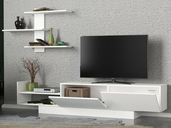 Hanah Home TV-szekrény Egemen - Fehér