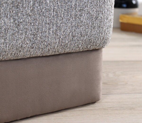 Atelier Del Sofa Puff Mink Borgot - Mink