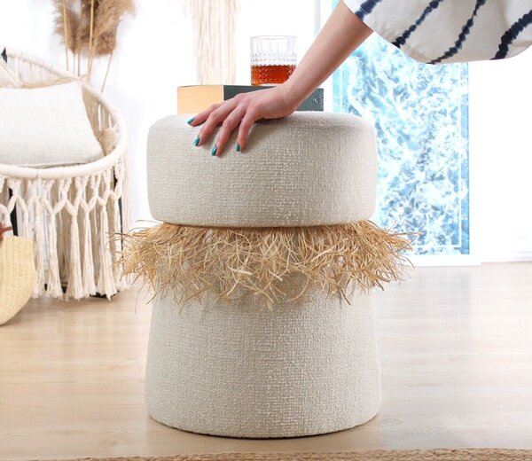 Atelier Del Sofa Puff Krém Moouv 1115 - Krém