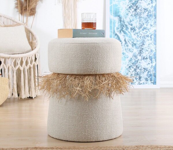 Atelier Del Sofa Puff Krém Moouv 1115 - Krém