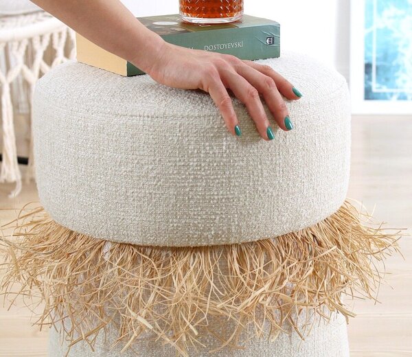 Atelier Del Sofa Puff Krém Moouv 1115 - Krém