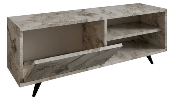 Hanah Home TV Stand Ephesus Marble Maku - Ephesus Marble