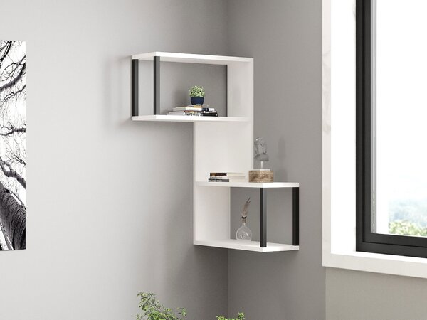 Hanah Home Lecco Fali polc - Fehér