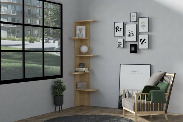 Hanah Home Könyvespolc Tölgy Bled - Tölgy