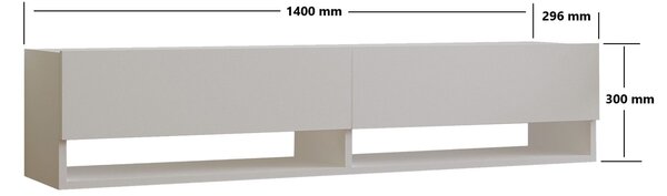 Hanah Home TV Unit White Arges - White