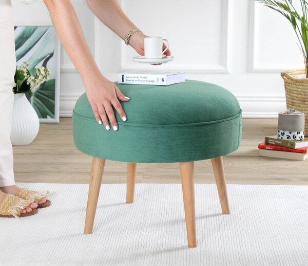Atelier Del Sofa Puff Romley - Zöld