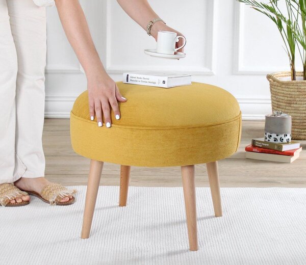 Atelier Del Sofa Romley puff - sárga