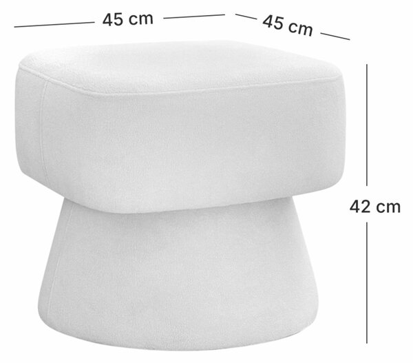 Atelier Del Sofa Puff Krém Mullin - Krém