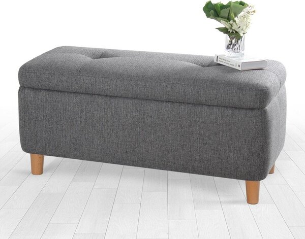Atelier Del Sofa Puff sötétszürke Rocio - sötétszürke