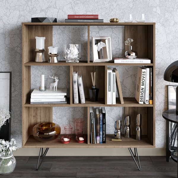 Hanah Home Könyvespolc Walnut Mistico - Dió