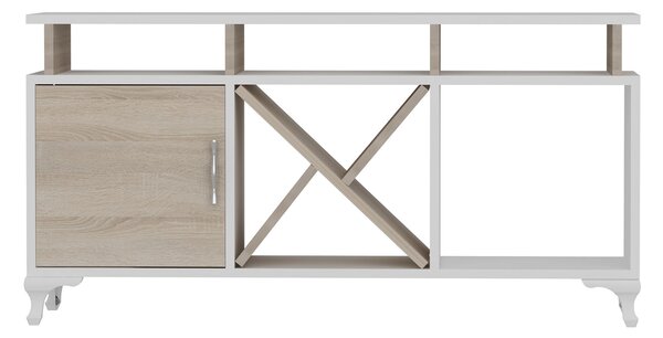 Hanah Home TV Stand White Cordoba Ay - White, Cordoba