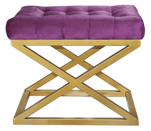 Atelier Del Sofa Puff Arany Lila Capraz - Arany, Lila