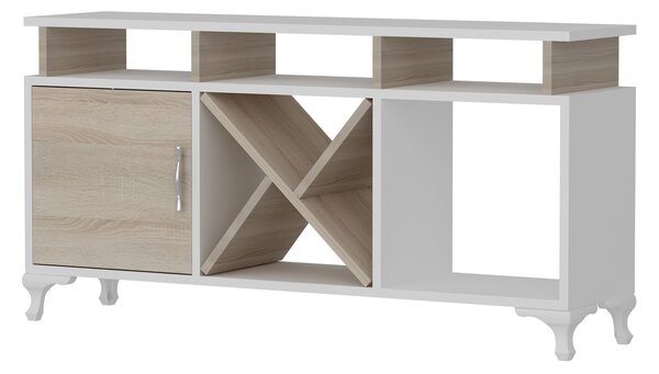 Hanah Home TV Stand White Cordoba Ay - White, Cordoba