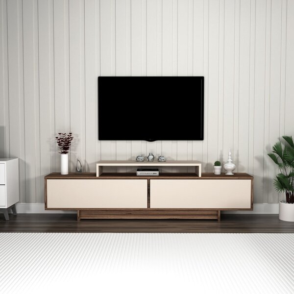 Hanah Home Grasyas TV állvány világos dió, bézs