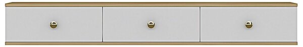 Hanah Home TV állvány Sapphire Oak White Zuzu 180 - Sapphire Oak, White