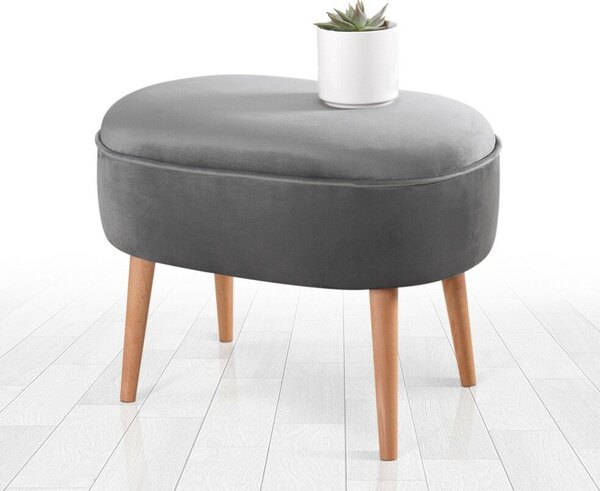 Atelier Del Sofa Puff Szürke Moile - Szürke