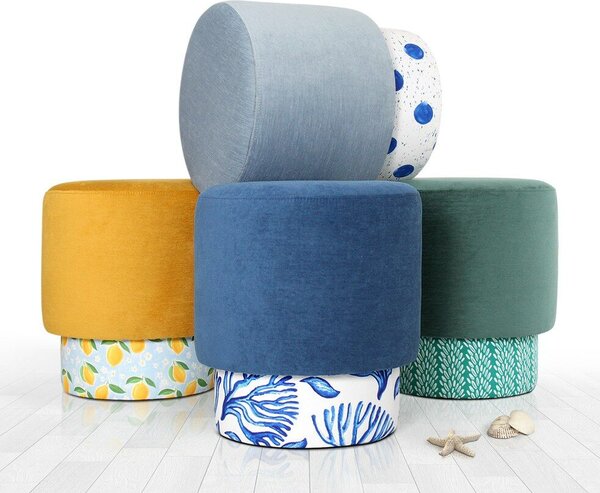 Atelier Del Sofa Többszínű Puff Colyos 8854