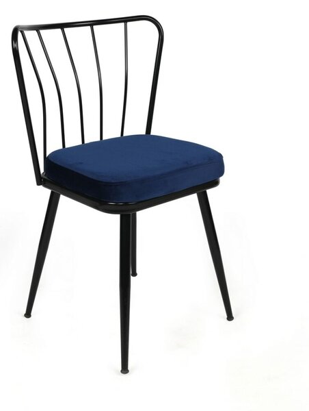 Hanah Home Szék szett (2 db) Sötétkék Fekete Yıldız-944 V2
