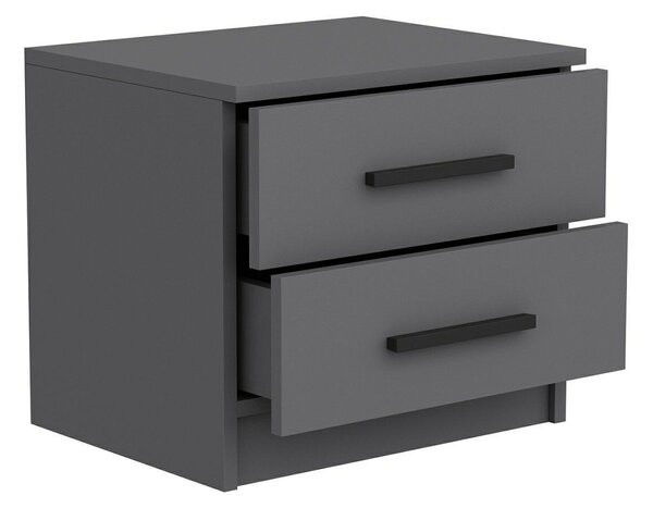 Hanah Home Nightstand Anthracite Kale - 4921