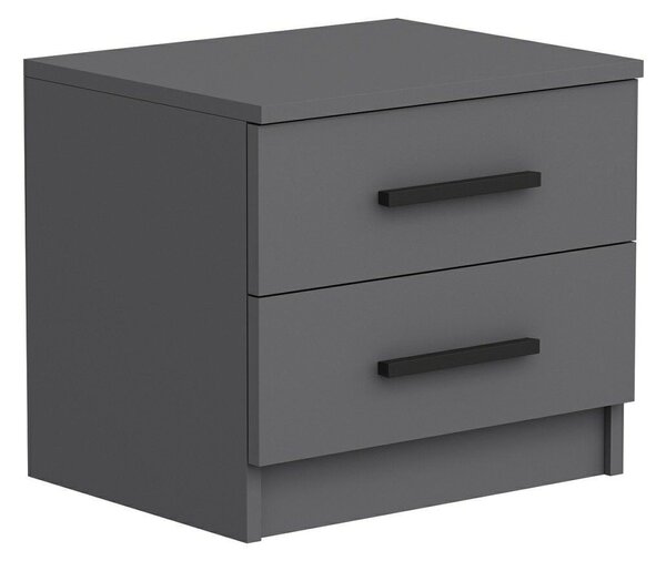 Hanah Home Nightstand Anthracite Kale - 4921