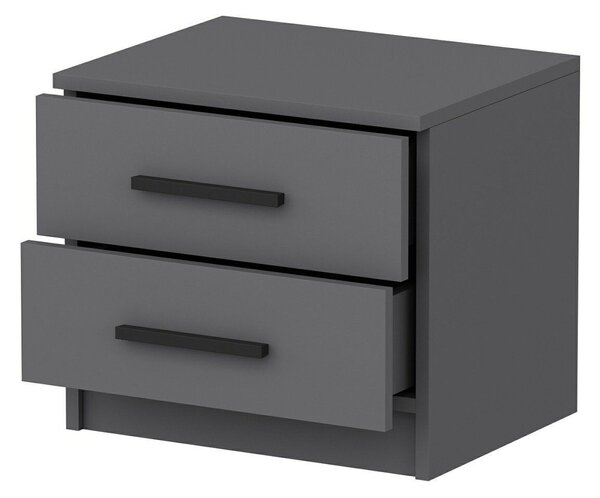 Hanah Home Nightstand Anthracite Kale - 4921