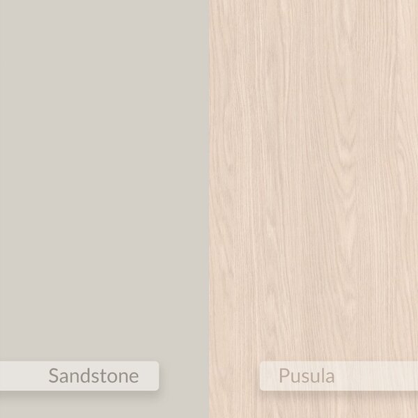 Hanah Home Éjjeliszekrény Sandstone Eco - Homokkő színű