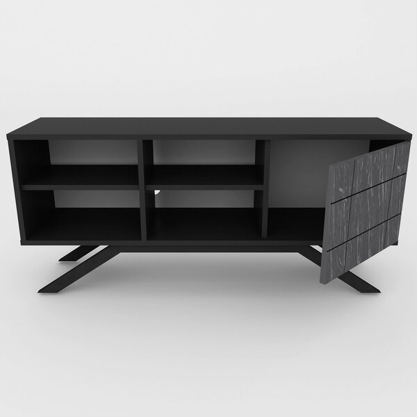 Hanah Home TV állvány Fekete Marble North - Fekete