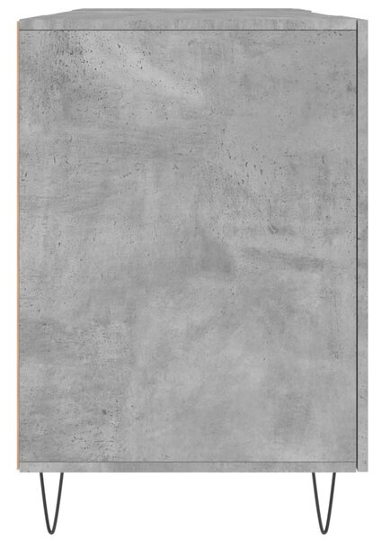 Betonszürke szerelt fa íróasztal 140 x 50 x 75 cm