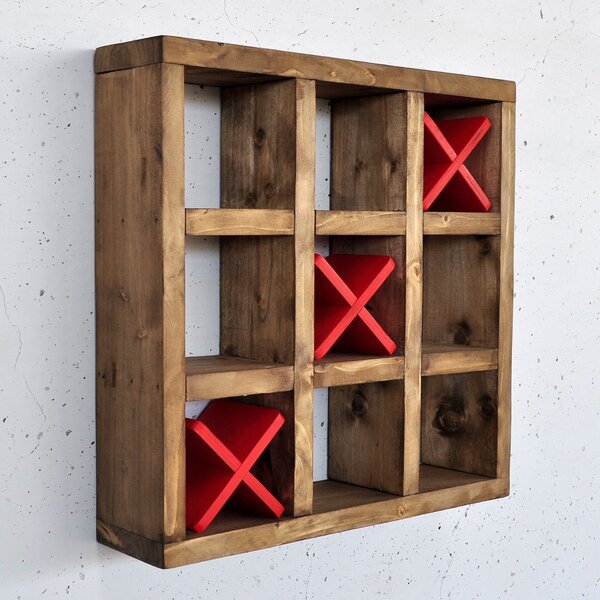 Hanah Home Decorative Wooden Wall Shelf Wooden Raf298