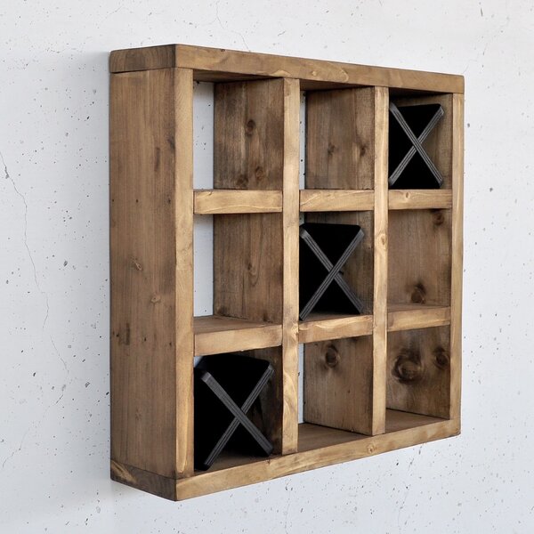 Hanah Home Decorative Wooden Wall Shelf Wooden Raf299
