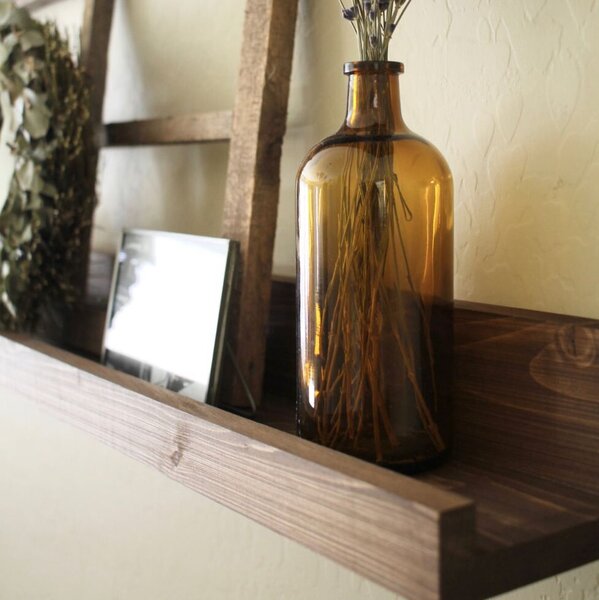 Hanah Home Dekoratív Fa Fali Polc Wooden Raf333