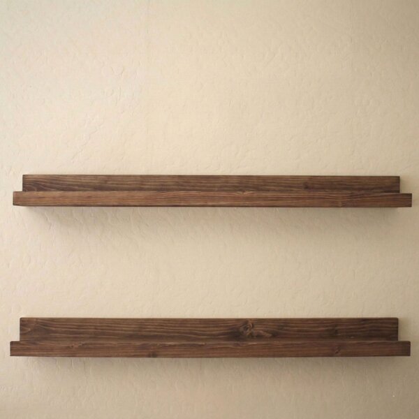Hanah Home Dekoratív Fa Fali Polc Wooden Raf333