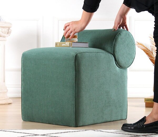 Atelier Del Sofa Linburg Puff - Zöld