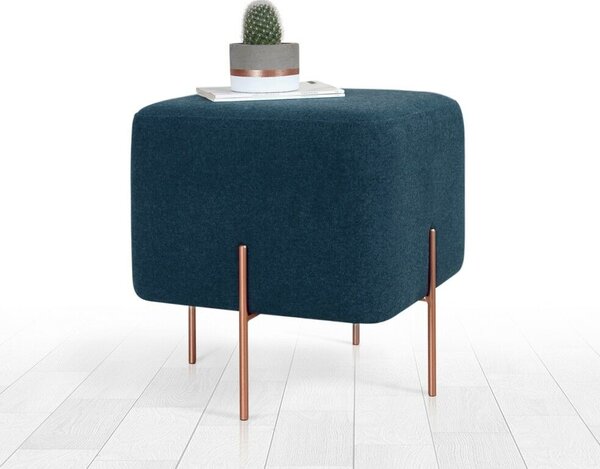 Atelier Del Sofa Puff Tengerészkék Copper 62 - Sötétkék