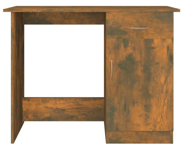 Füstös tölgy színű szerelt fa íróasztal 100 x 50 x 76 cm