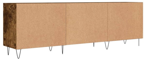 Füstös tölgy színű szerelt fa TV-szekrény 150 x 30 x 44,5 cm