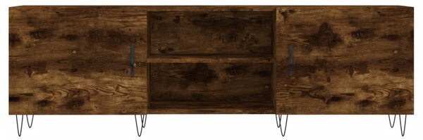 Füstös tölgy színű szerelt fa TV-szekrény 150 x 30 x 44,5 cm