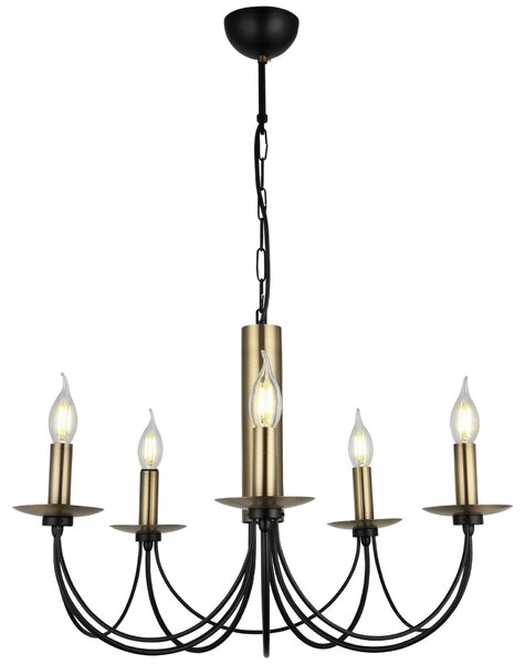 Opviq Csillár Antiquation Black Dofa - 73-05