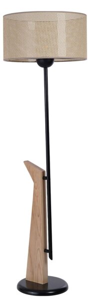 Opviq Floor Lamp Beigie Black Oak 8955-4