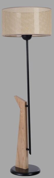 Opviq Floor Lamp Beigie Black Oak 8955-4
