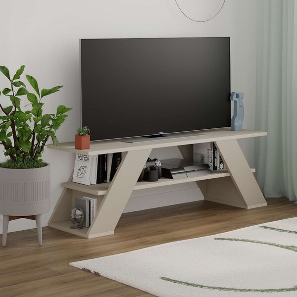 Hanah Home TV Stand Sandstone Farfalla - Sandstone