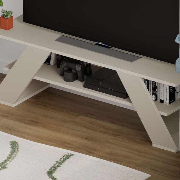 Hanah Home TV Stand Sandstone Farfalla - Sandstone