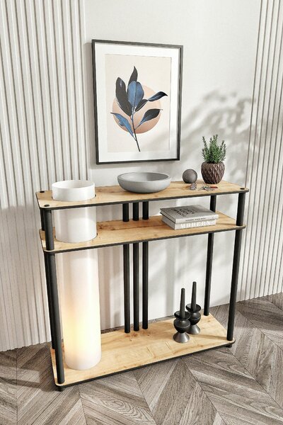 Opviq Floor Lamp Oak Garcia Dresser Lamp - Oak