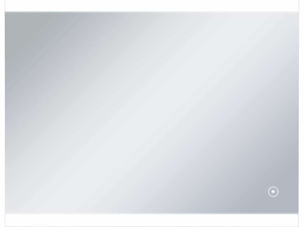 LED-es fürdőszobai falitükör érintésérzékelővel 80 x 60 cm