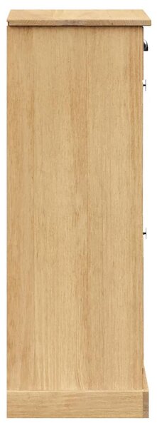 VIGO tömör fenyőfa cipőszekrény 60x35x96 cm