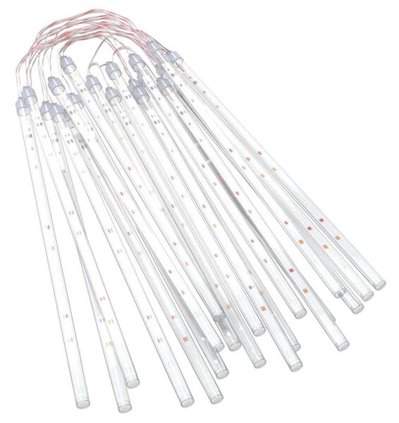 20 db 480 LED-es színes meteor fényfüzér 30 cm