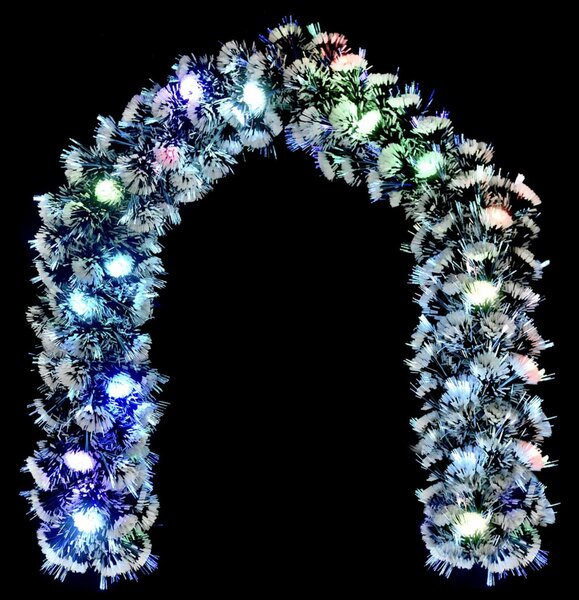 Karácsonyi girlanda 200 cm 16 LED Többszínű PET