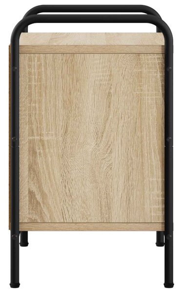 Éjjeliszekrény 2 db Sonoma Tölgy 40 x 30 x 50 cm Szerelt Fa