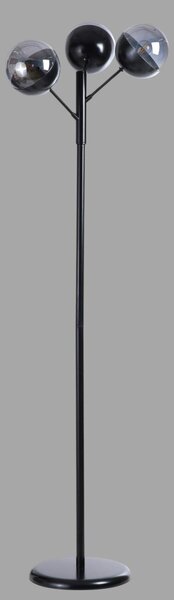 Opviq Floor Lamp Grey Black 8948-3
